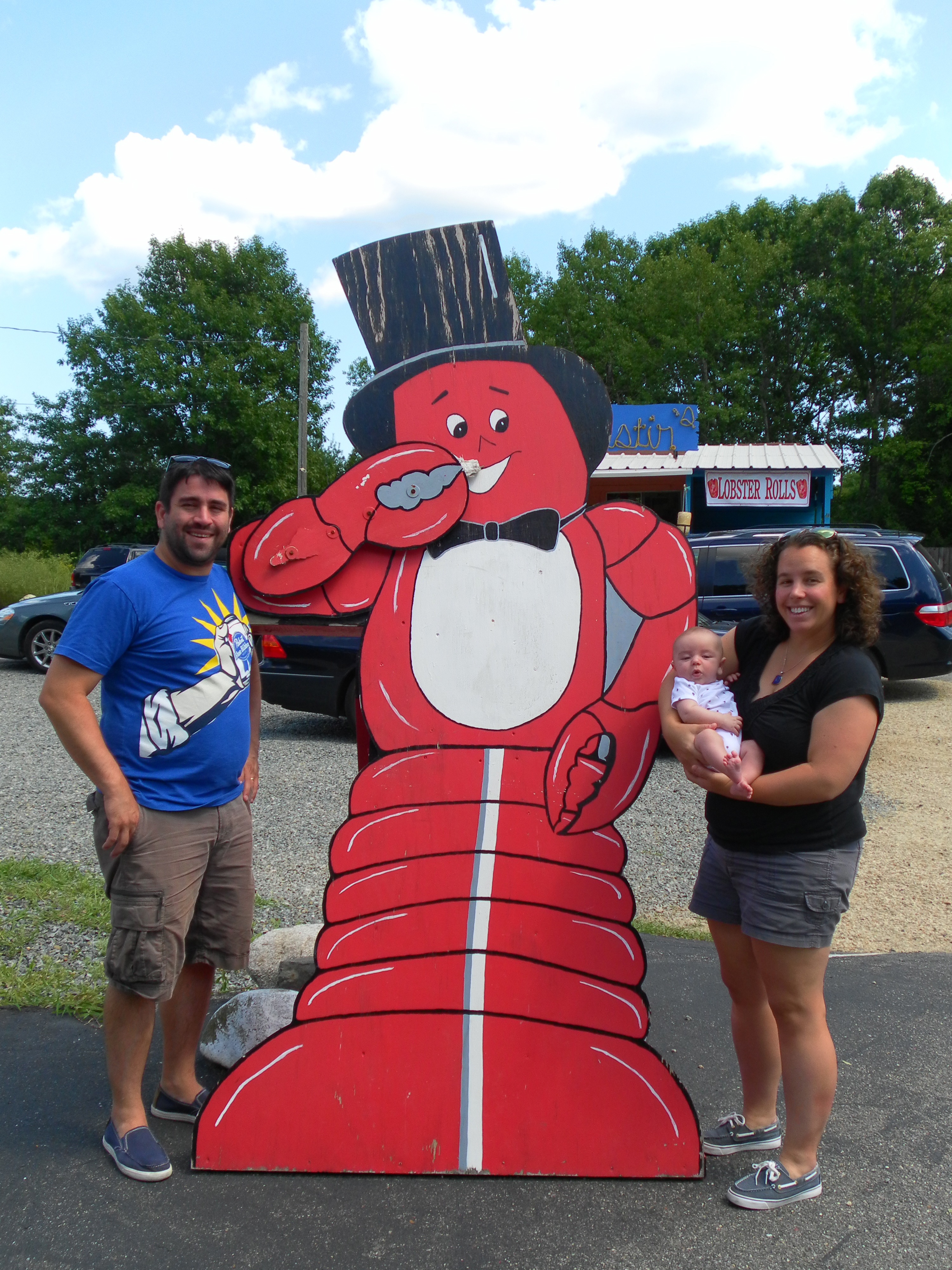 At Justins for Lobster Roll #1 (and laterfor Lobster Roll #6)