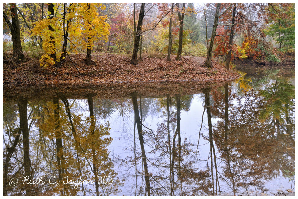Autumn Reflections Along Perkiomen Creek