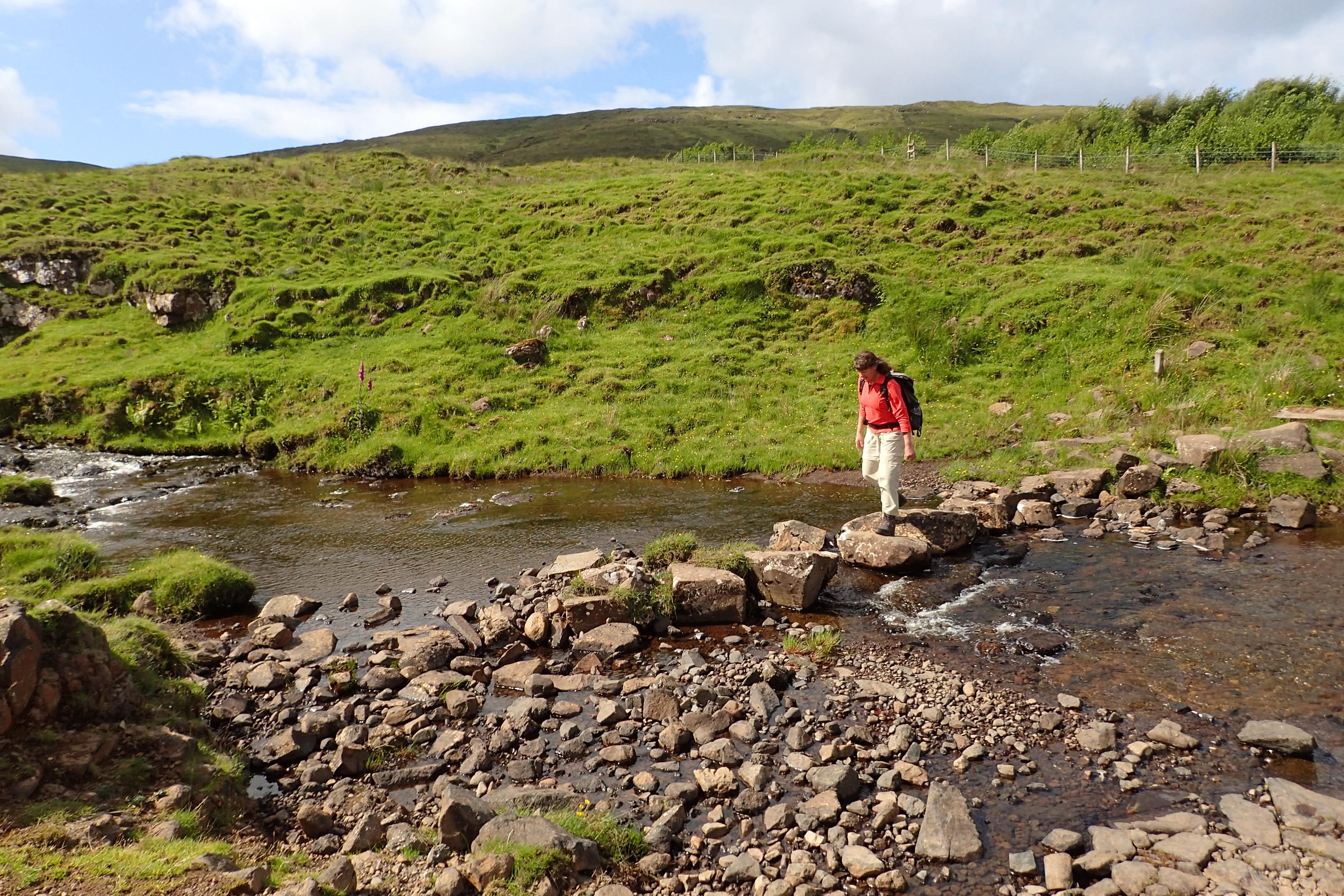 Crossing a brook