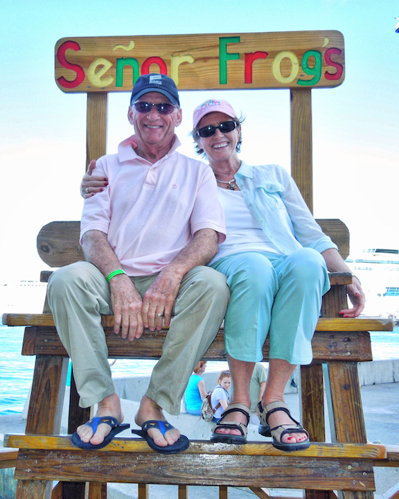 Dave & Brenda after snorkeling