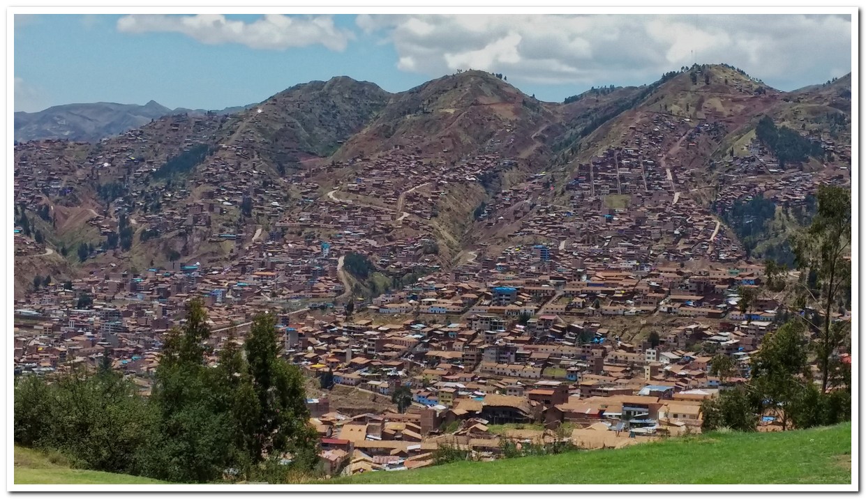 Cusco from Saqsaywaman 