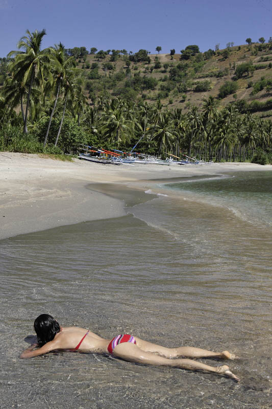 Beach at Lombok Island, Indonesia