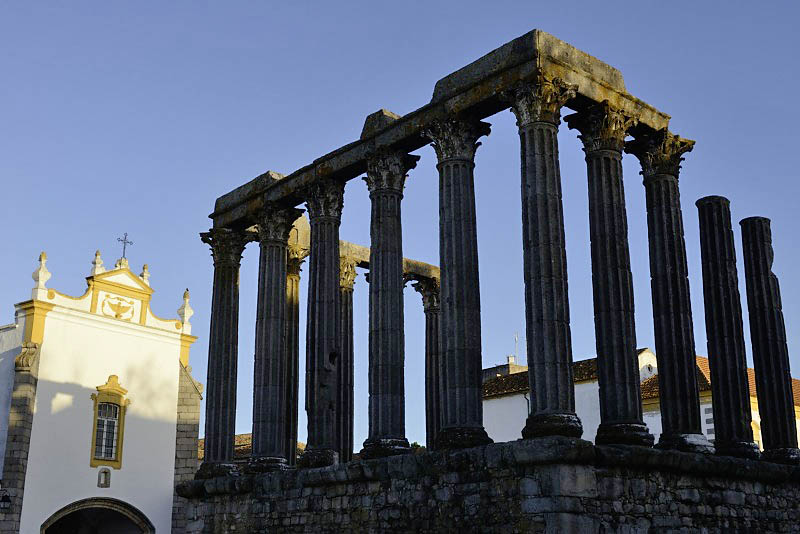 Roman Diana Temple, vora, Portugal