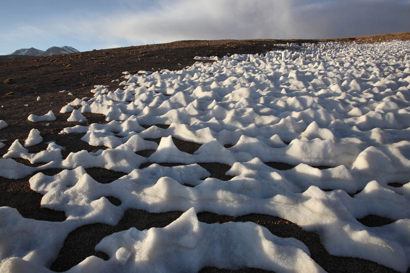 Reserva Eduardo Avaroa, ice field near Hotel Tayka