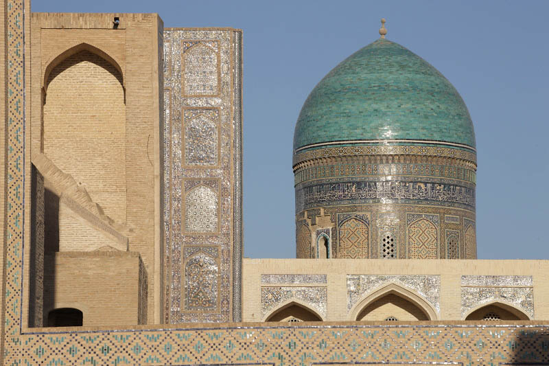 Bukhara, Kalon Mosque and Mir-i-Arab Medressa