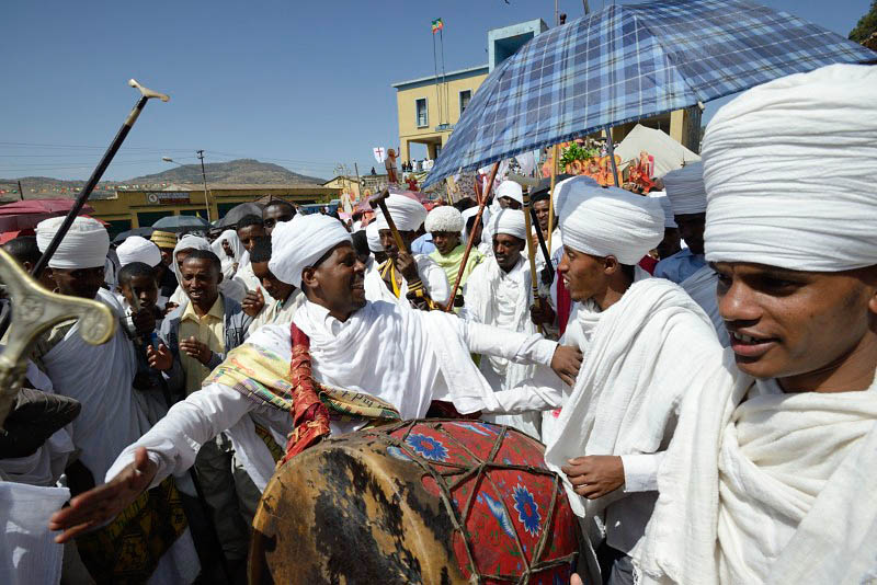 Timkat (Epiphany celebration) at Gondar