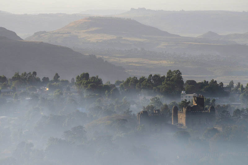 Gondar, general view