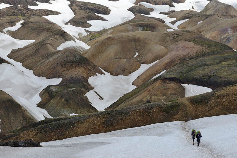 Landmannalaugar, Laugahraun-Brennisteinsalda trail