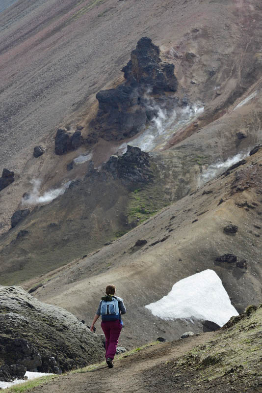 Landmannalaugar, Laugahraun-Brennisteinsalda trail