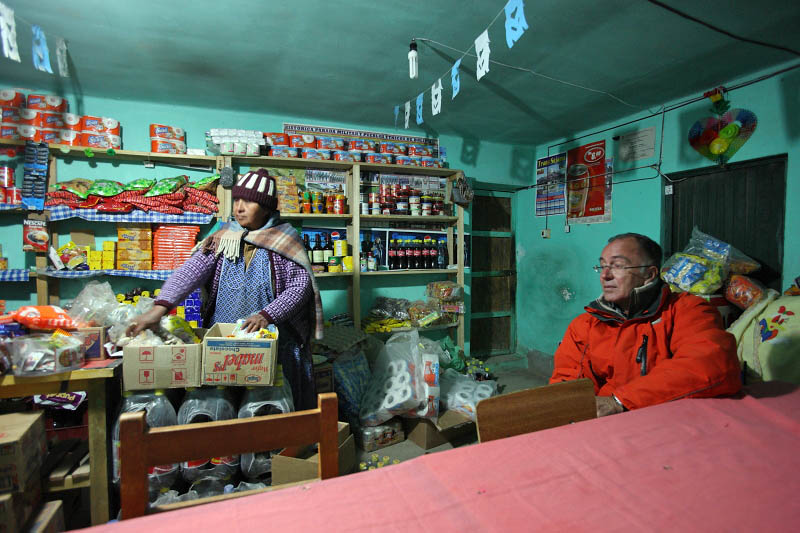 Sajama National Park, dinner time at Sajama village