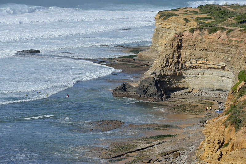 Ribeira de Ilhas beach, Portugal