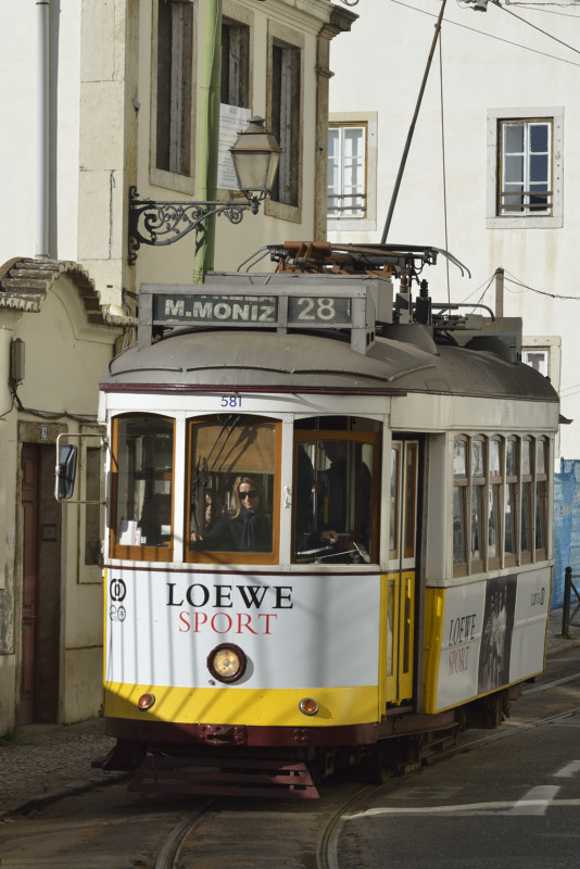 Tram at Escolas Gerais Street