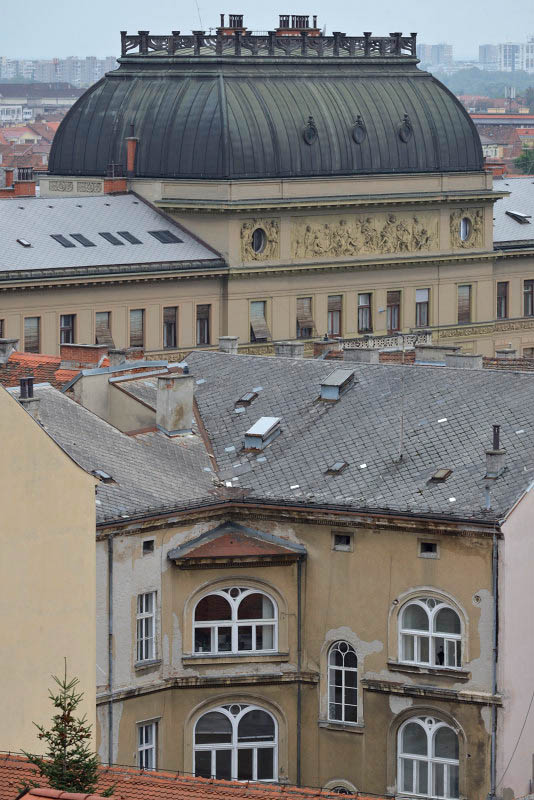 Zagreb, view from Kula Lotrscak