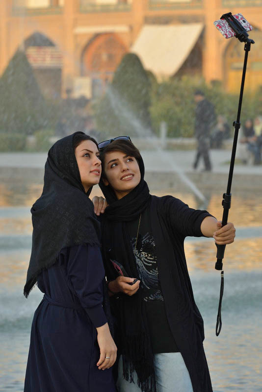 Esfahan, selfie at Nasqh-e Jahan Square