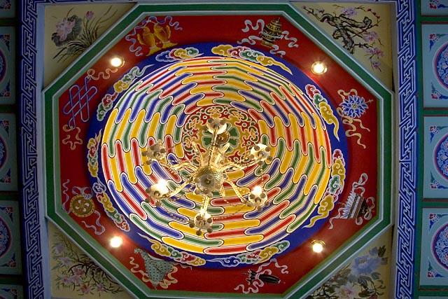 Da Ci'en Temple - Colorful Ceiling