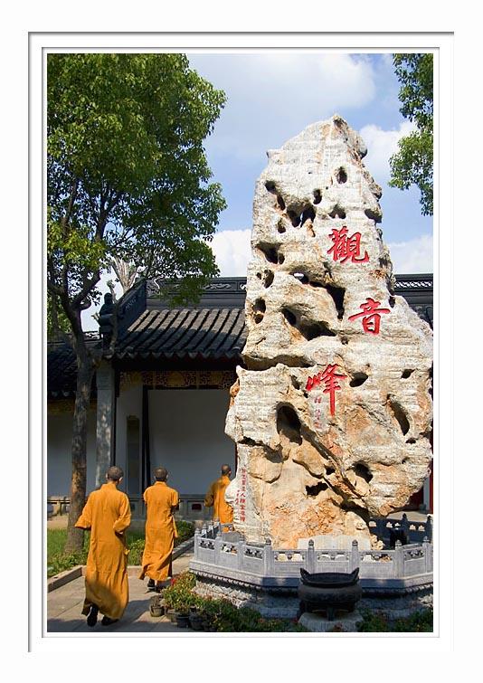 Hanshan Temple - The Monks & The Rock