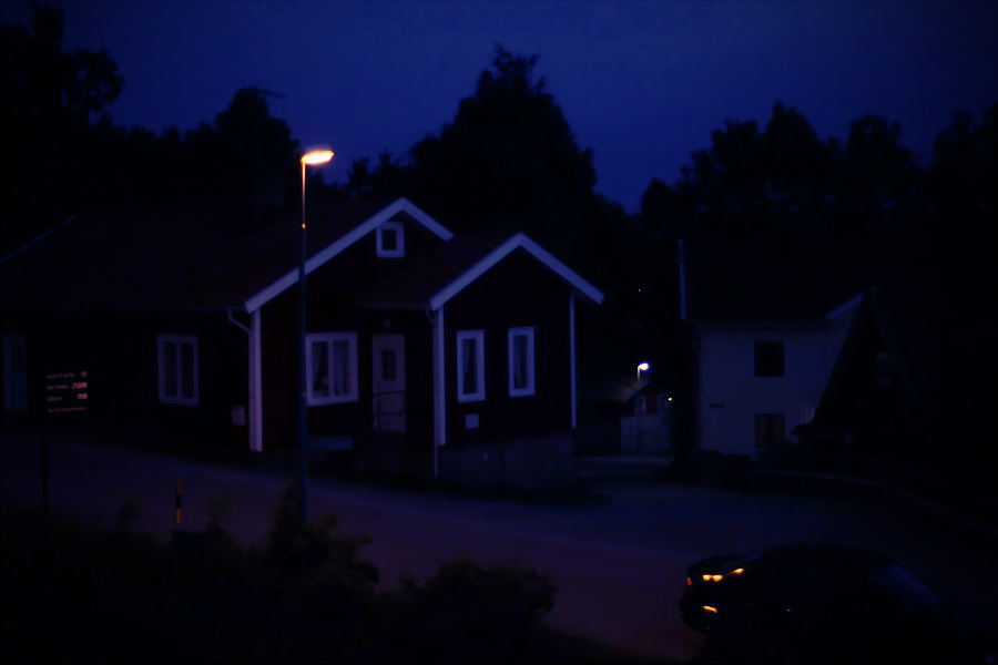 Outside my window at night