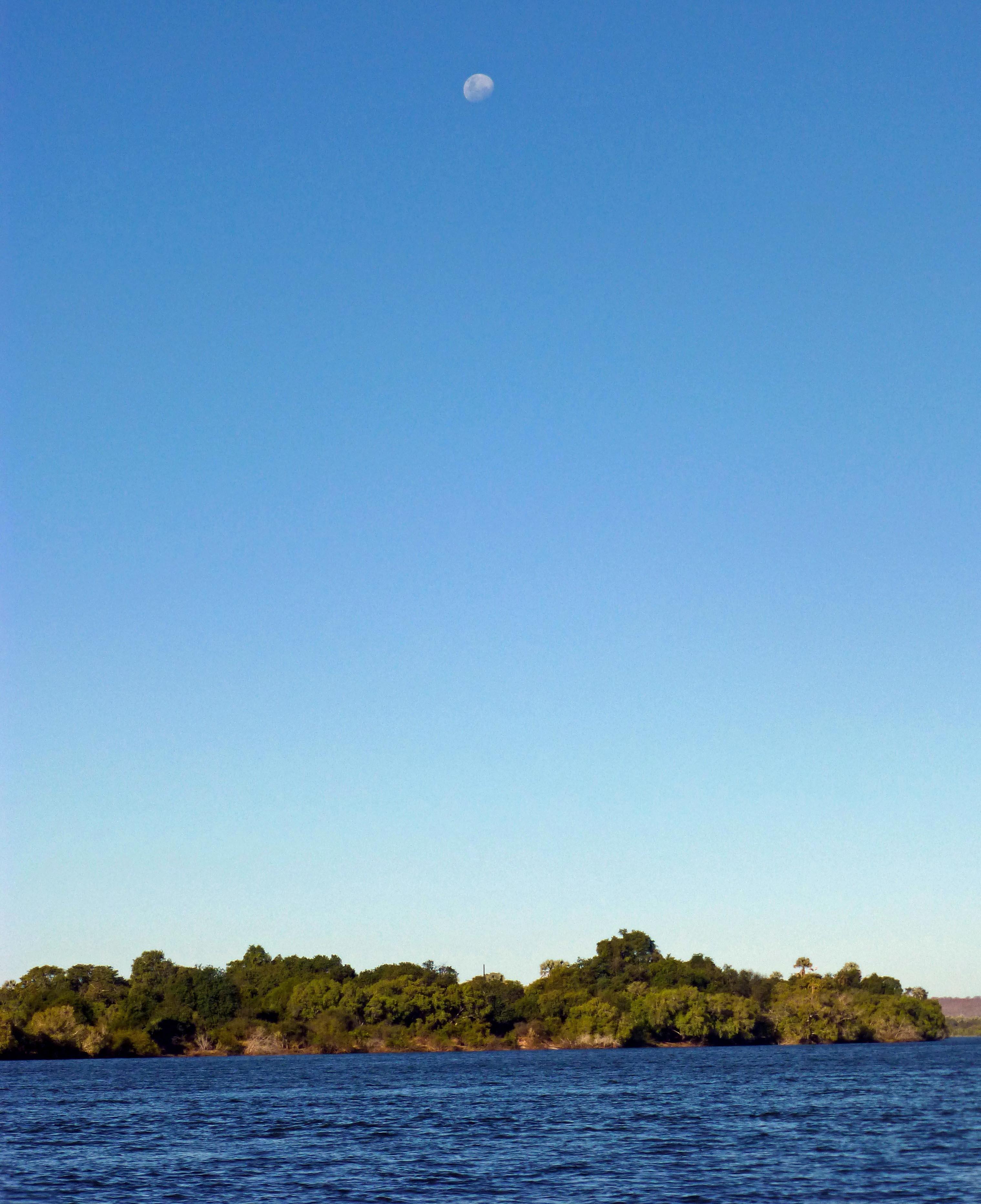 Island where David Livingstone spent the Night in 1855