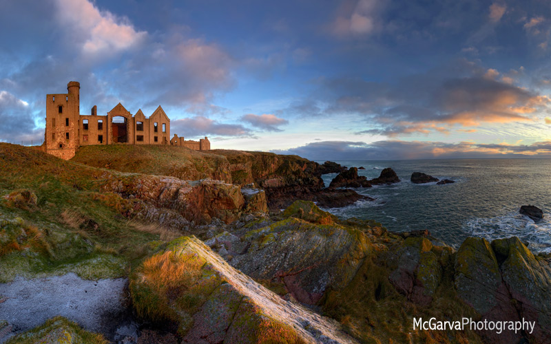 Slains Castle Panorama