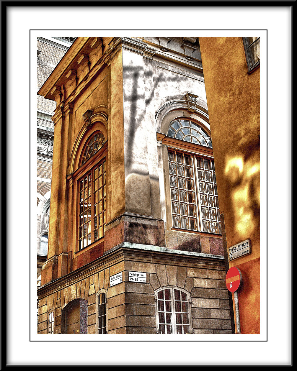 A Church in the Old Town,Stockholm...