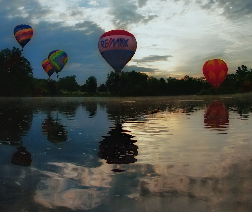 Hot air balloon festival Pittsfield NH