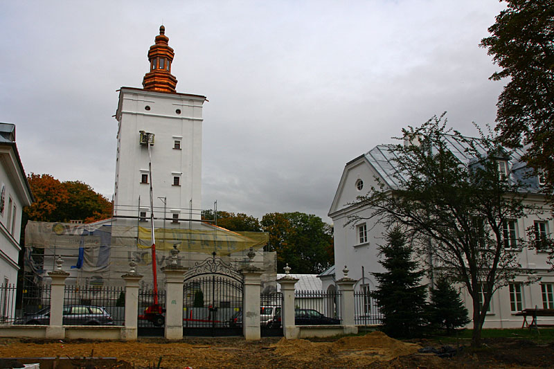 City Park and view on a Museums of Southern Podlasie Tower