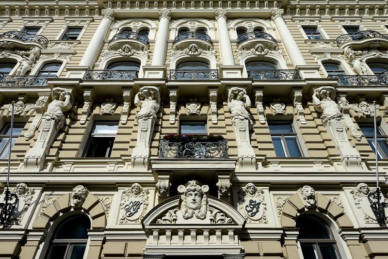 Elizabetes iela, Art Nouveau District in Riga