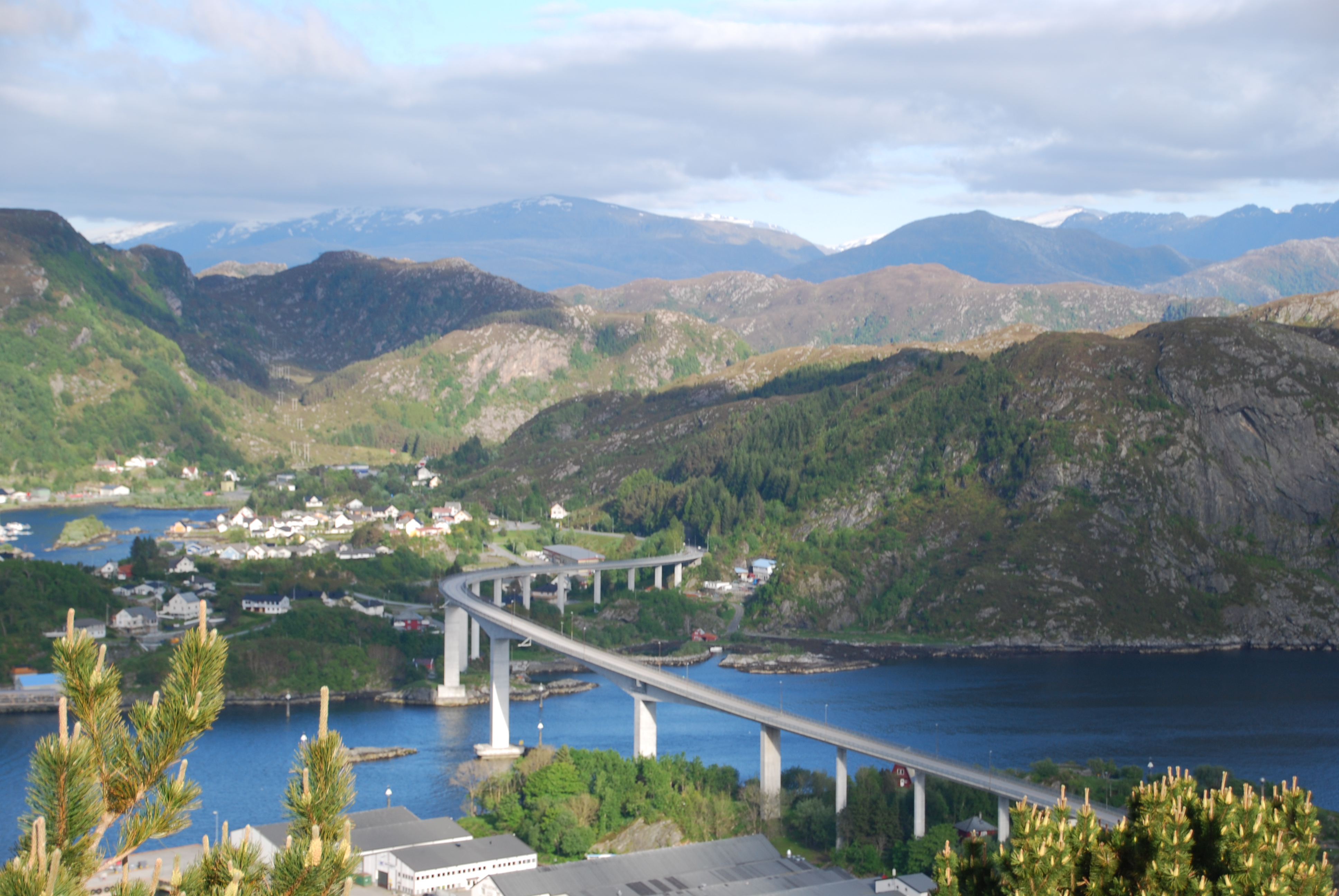 Bridge to Maloy, Norway