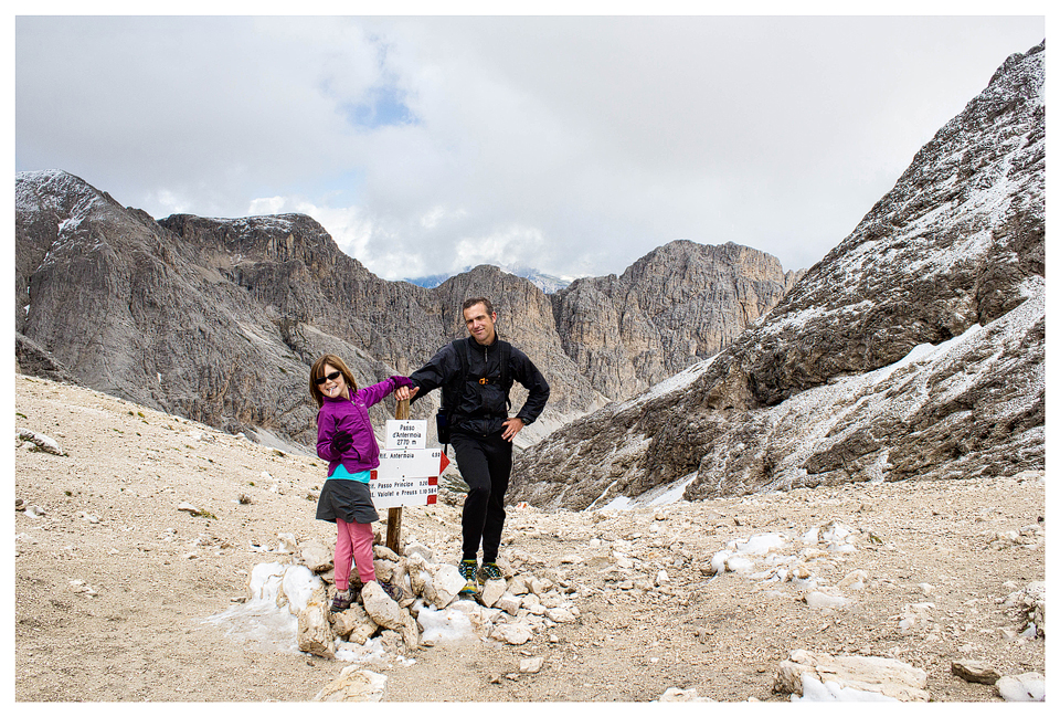 Steve and Norah at Passo dAntermoia