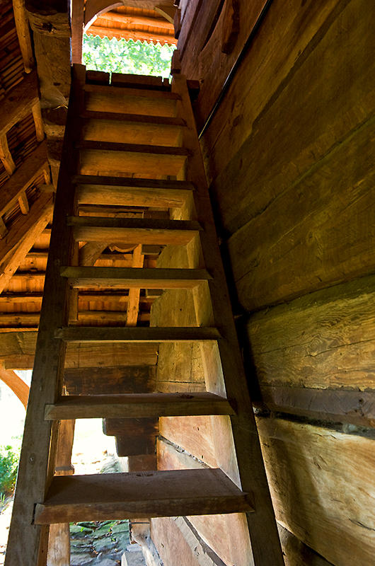 Stairs To Balcony