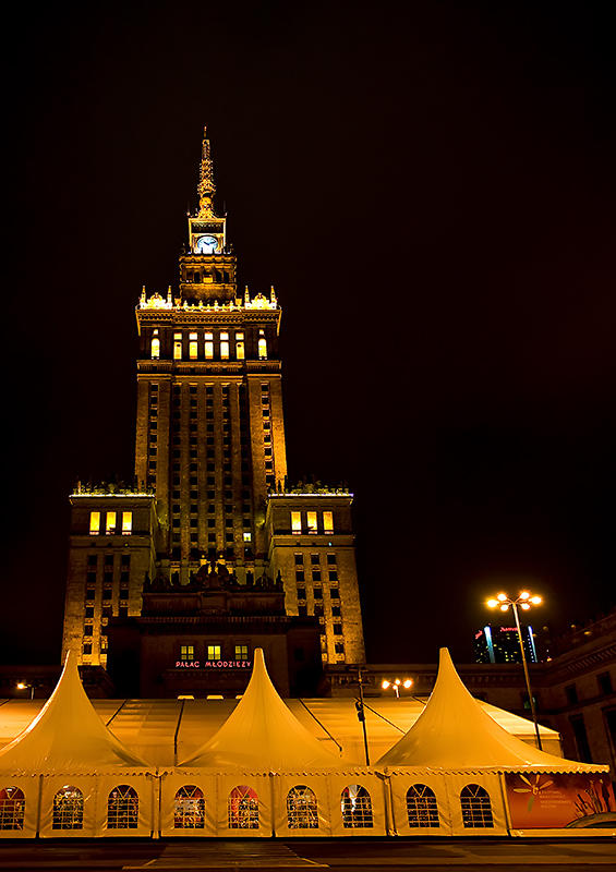 Warsaw At Night