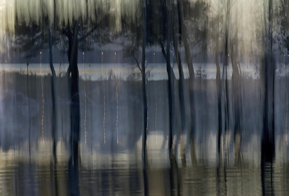 Evening Lake Stripes