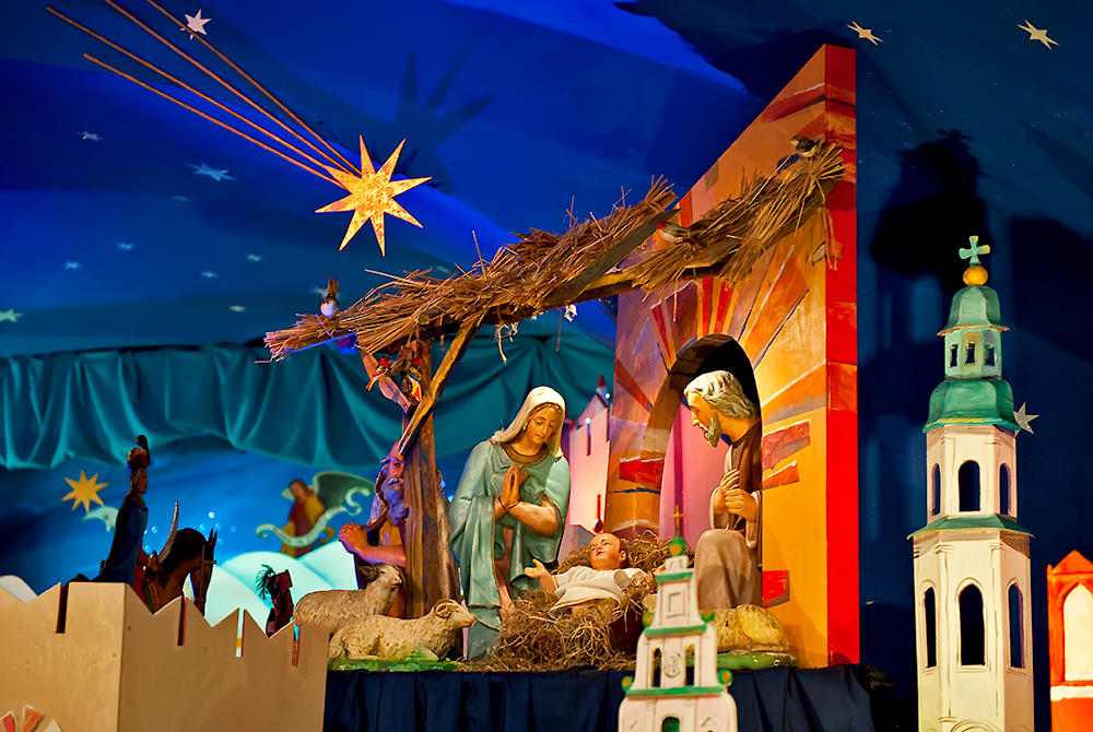 Christmas Crib At Capuchin Church