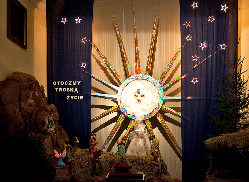 Christmas Crib At St. Francis Of Assisi Church