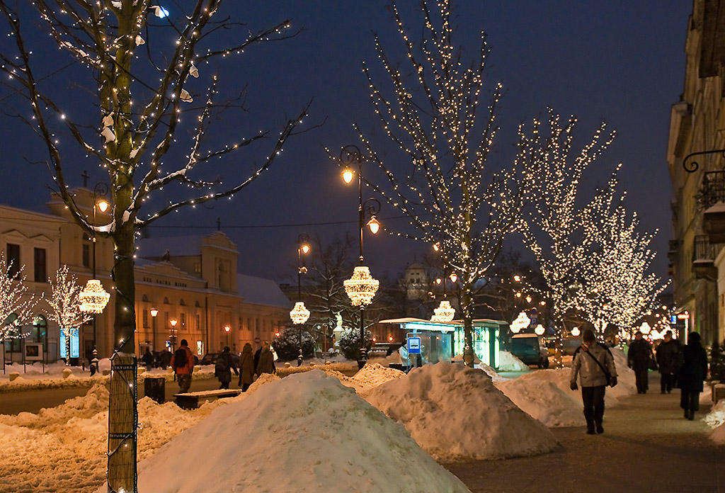 Snow Dunes And Illuminations