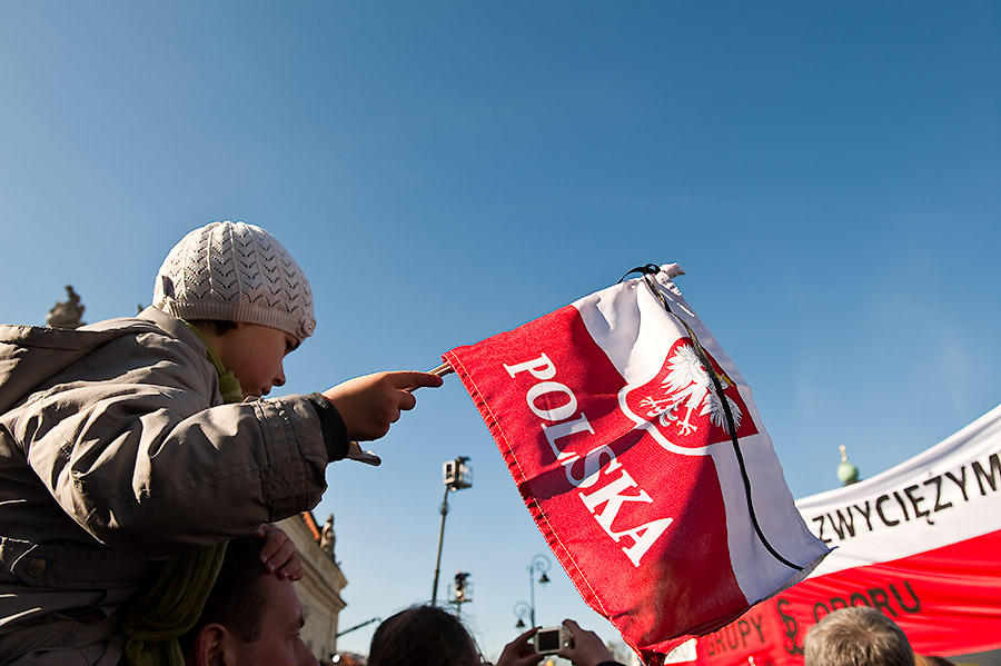Girl With A Flag