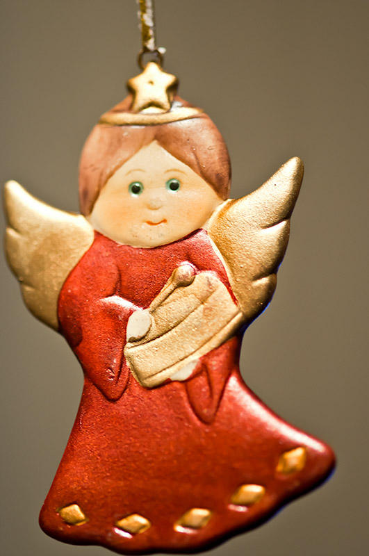 Angel With Golden Wings