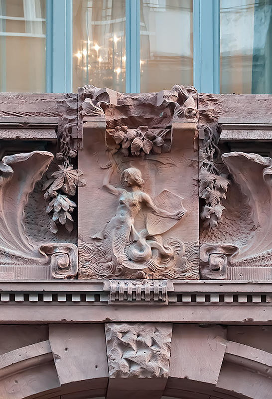 Mermaid Relief On The Building