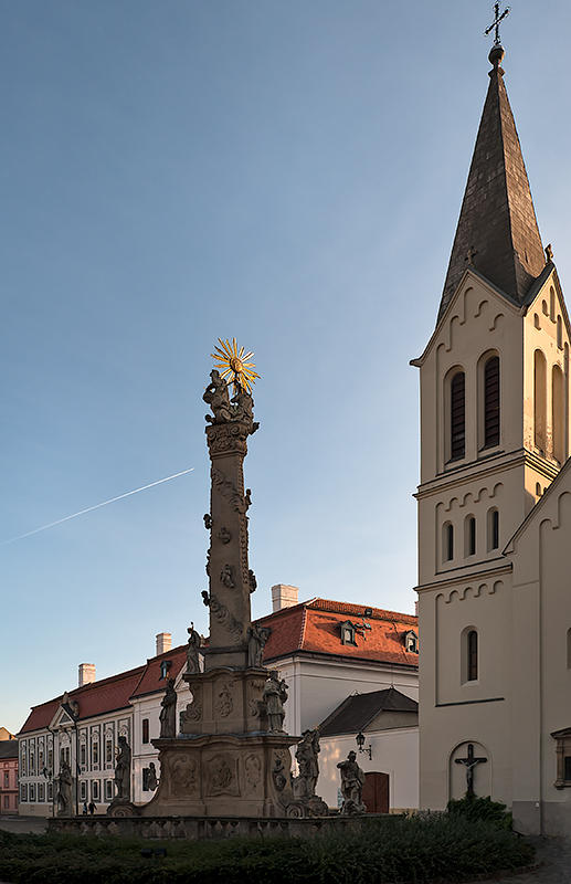 Holy Trinity Column And Franciscan Church