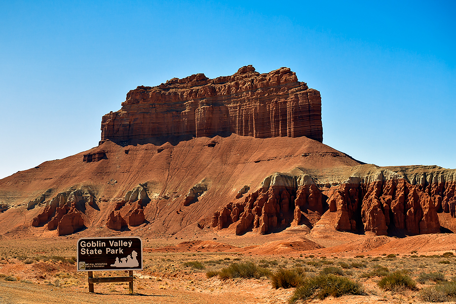 Goblin Valley State Park Entrance