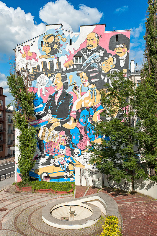 Mural Near Chopin Museum