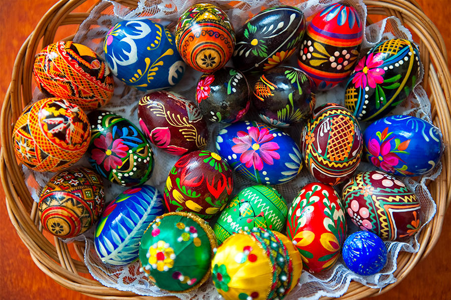 Wooden Easter Eggs