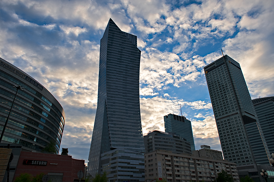 Skyline And Clouds