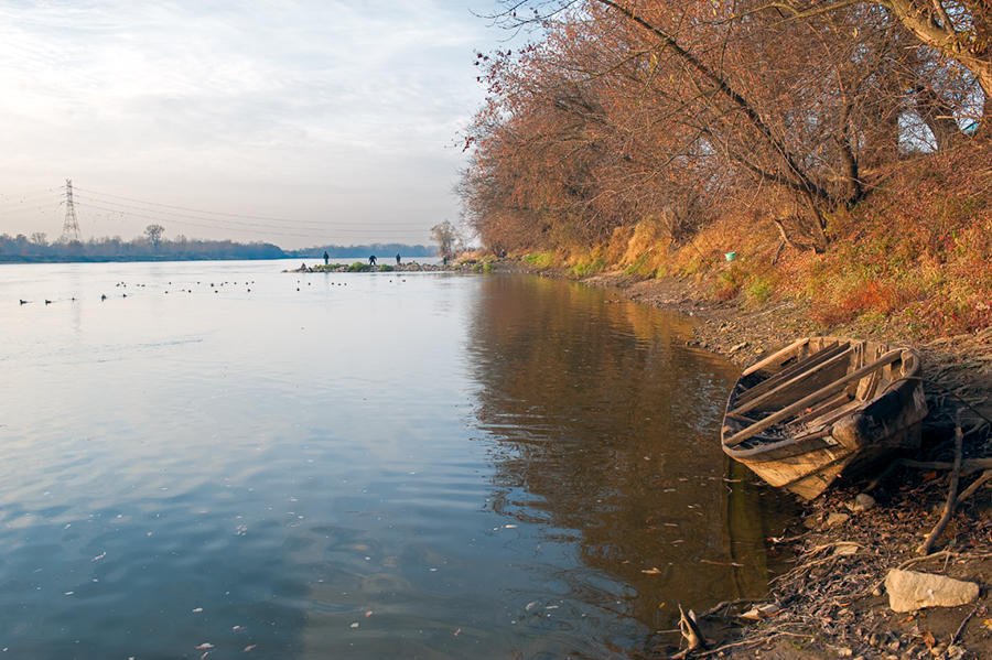 Fall At Wisla River