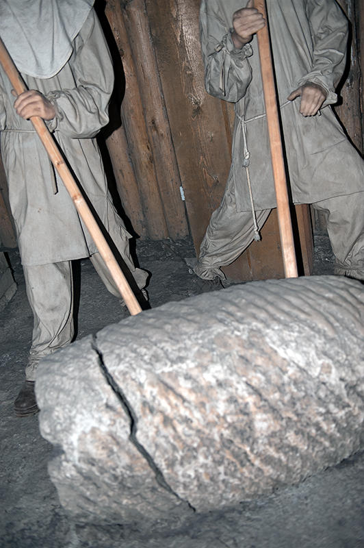 Moving The  Rock Salt  Blocks