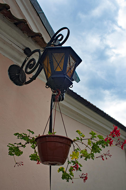 Lantern With Flowers