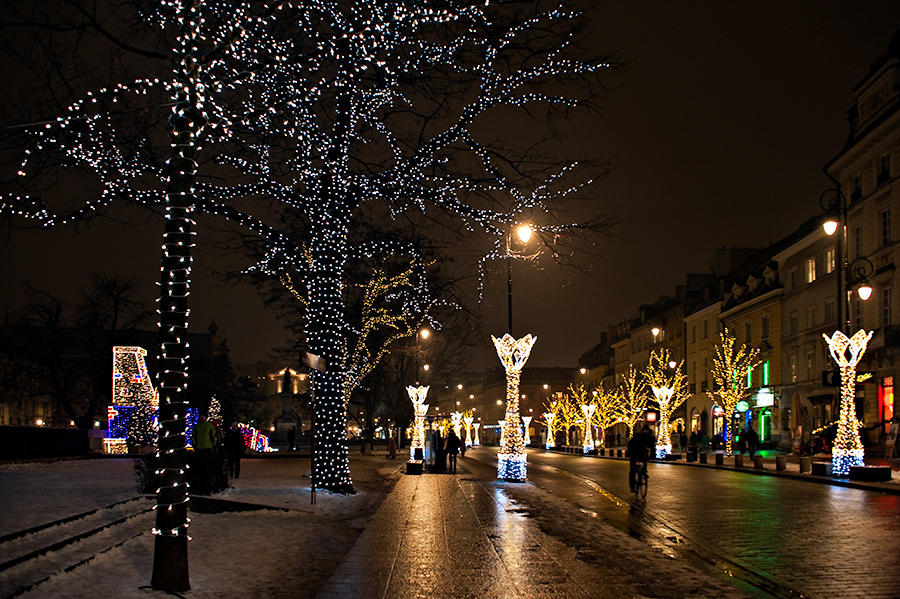 Glittering Street Decorations