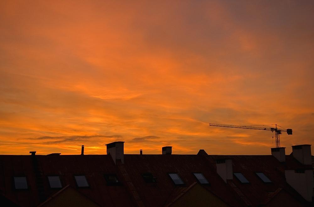 Sky In Orange