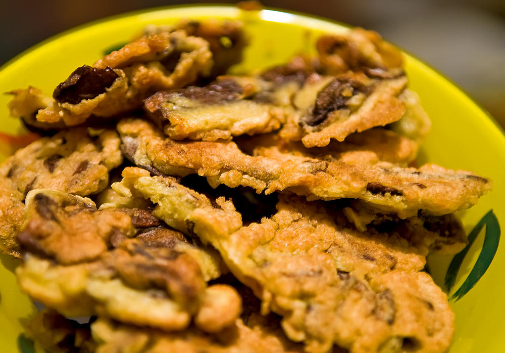 Dough Fried Mushrooms