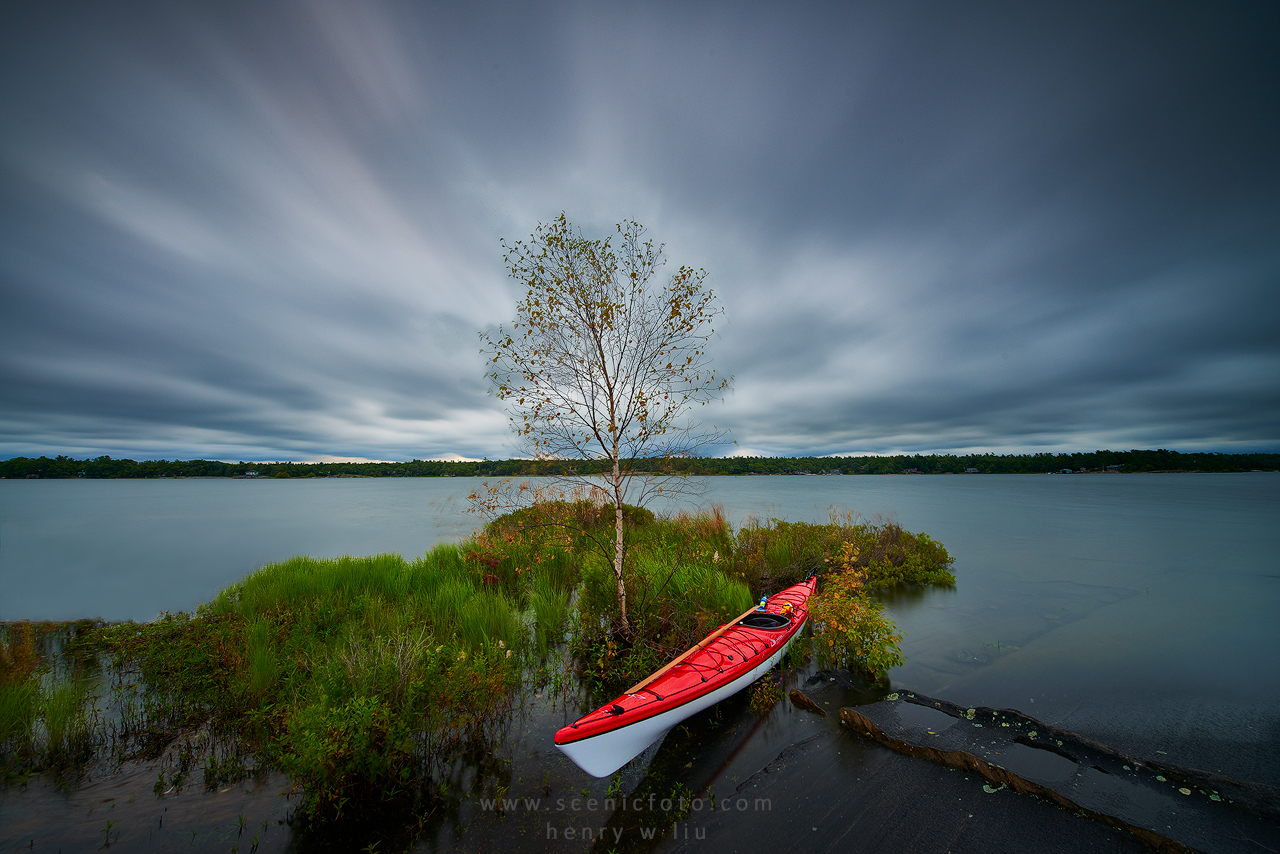 Stormy morning at Franklin Island